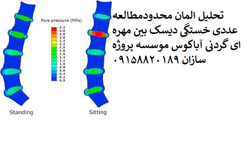 Read more about the article مطالعه fea عددی خستگی دیسک بین مهره ای گردنی آباکوس